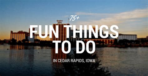 Things to do in cedar rapids iowa. Feb 17, 2024 · The museum focuses on 20th century American Art and has more than 7,000 works of art. There are also popular art classes for children and adults. 410 3rd Ave SE, Cedar Rapids, IA 52401, Phone: 319-366-7503. You are reading "23 Must-See Attractions in Cedar Rapids, Iowa" & Fun trips close to me. 5. 