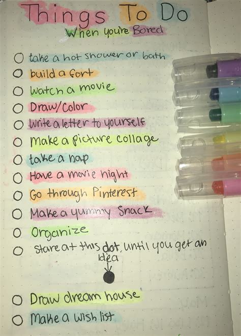 Things to do in college when bored
