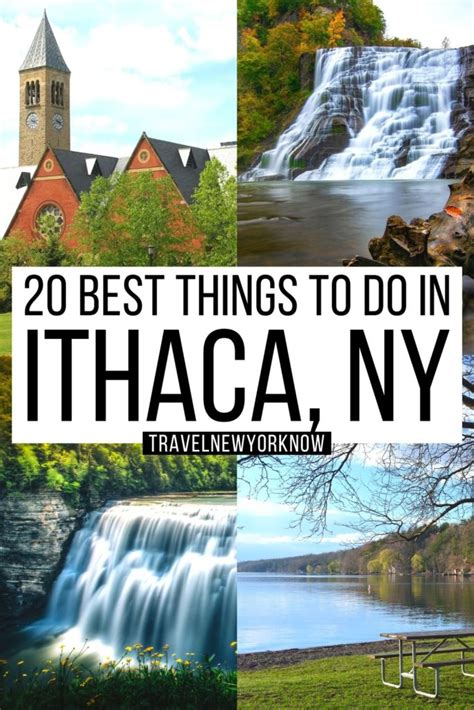 Things to do in ithaca ny. Downtown Visitor Center: 110 N Tioga St, Ithaca, NY 14850 (607) 273-7482 Taughannock Falls State Park Overlook Visitor Center: 2381 Taughannock Park Rd. 