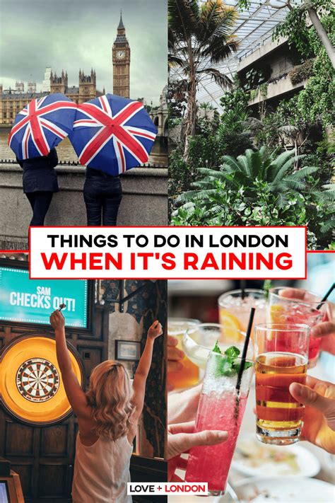 Things to do in london while raining
