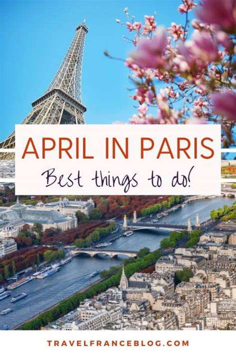 Things to do in paris in april