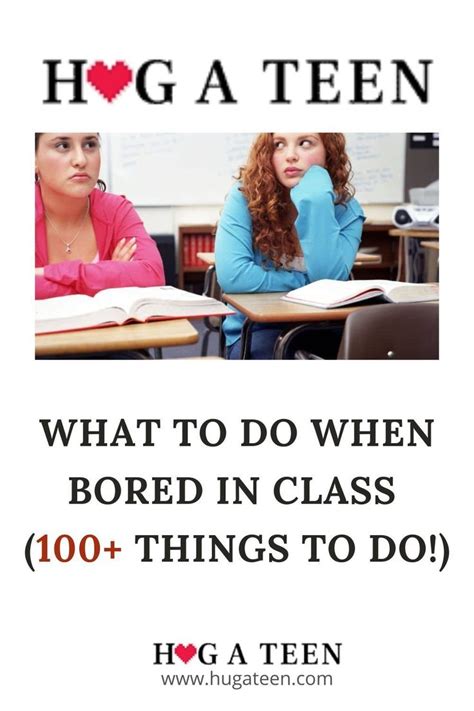Things to do when bored in class