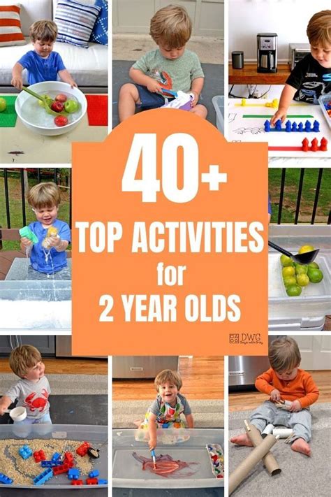 Things to do with 2 year olds. 1. Play with Building Blocks. Playing with building blocks can be an exciting and educational activity for two-year-olds. Lay out a variety of blocks in … 