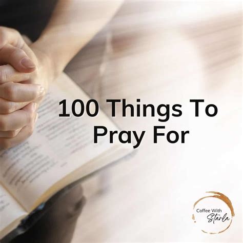 Things to pray for. Prayer Point #4: Pray for God's will to be done. In this manner, therefore, pray: Our Father in heaven, Hallowed be Your name. 10 Your kingdom come. Your will ... 
