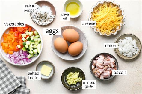 Things to put in omlette