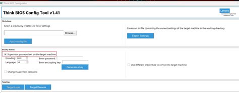 Think bios config tool manual.  When double clicking the This blog pos...