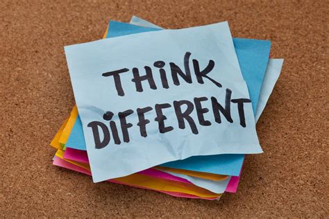 Think different or differently.  It is not a number in your They think differently, challeng...