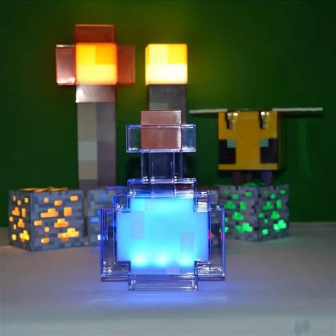 ThinkGeek Minecraft Color Changing Potion Bottle GLOPZ