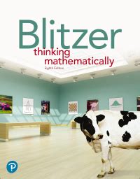 Thinking mathematically : Robert Blitzer : Free Download, Borrow, and Streaming : Internet Archive.. 