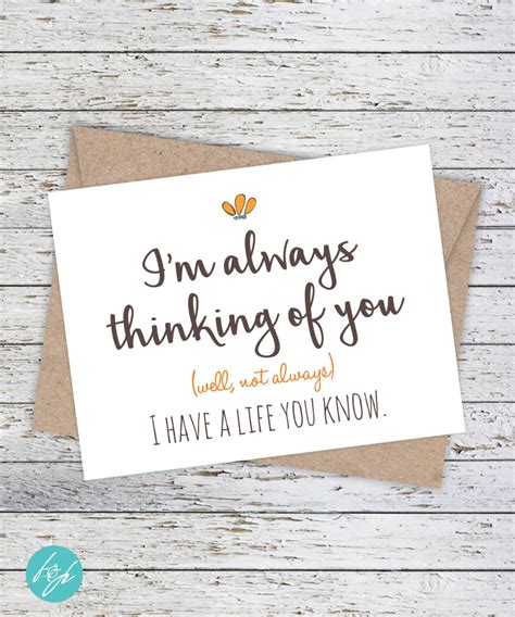 Thinking of You Pack of Cards - Etsy