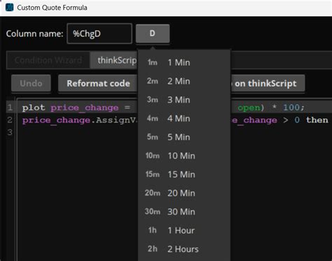 Thinkorswim custom column scripts.  What is thinkScript&reg;? thinkScript&reg; is a built-in program...