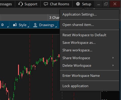 Thinkorswim open shared item.  Learn how to create and save workspace in TOS -...