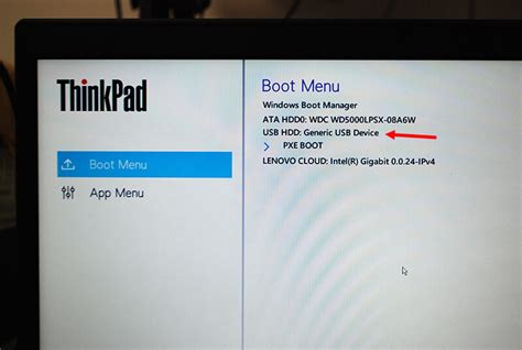 Thinkpad boot menu pxe boot.  When PXE booting older Lenovo Models like ...