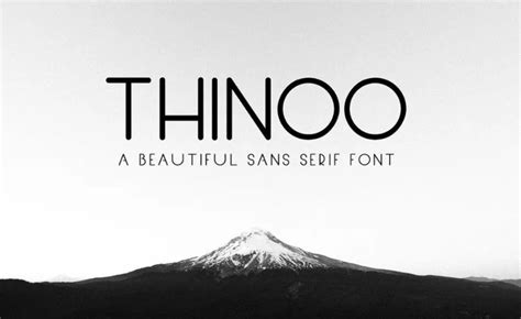 Thinoo Sans Serif Font - All Free Fonts