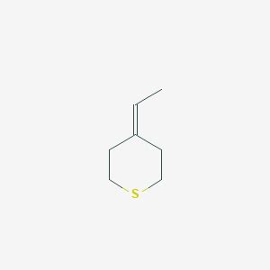 Thiocyclohexane, 4-ethylidene C7H12S - PubChem