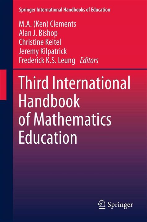 Third international handbook of mathematics education by m a ken clements. - The roaches staffordshire gritstone the definitive guide.