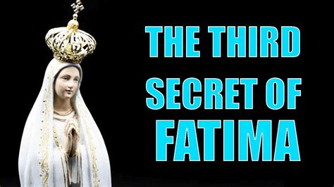 Third secret of fatima 2025. Things To Know About Third secret of fatima 2025. 