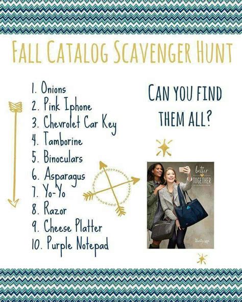 Thirty One Fall 2018 Catalog Scavenger Hunt