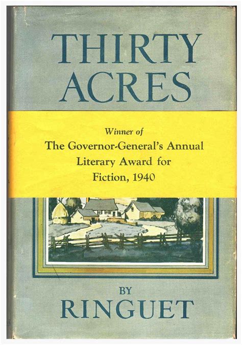 Read Online Thirty Acres By Ringuet