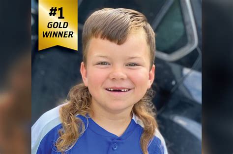 This 6-year-old boy just won a national mullet contest