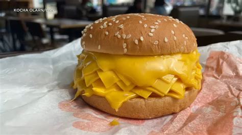 This Burger King cheeseburger has 20 slices of cheese — and no meat
