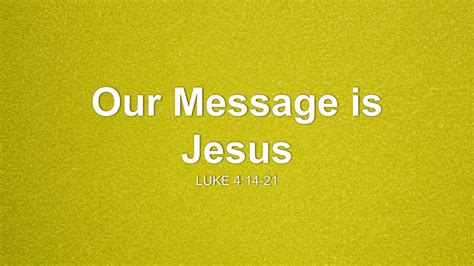 This Is Our Message