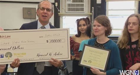 This Lake View High School teacher hits all the right notes as April's Teacher of the Month