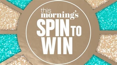 This Morning Itv Spin To Win Phrase