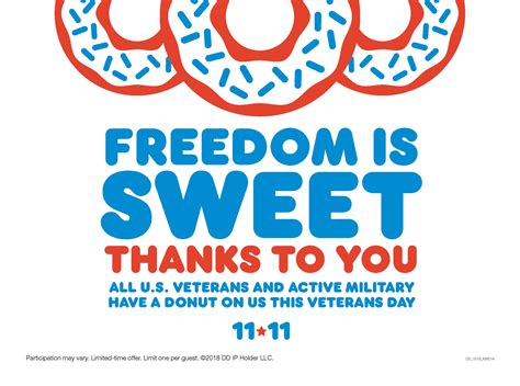 This Veterans Day Dunkin