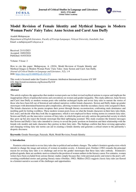 This article explores female identity