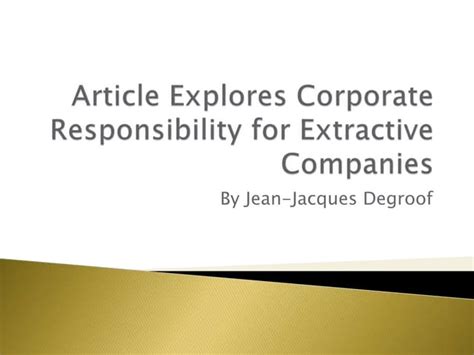 This article explores the