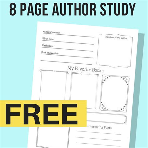 This author study on