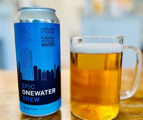 This beer is made from recycled San Francisco shower water
