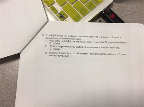 This document contains 25 multiple