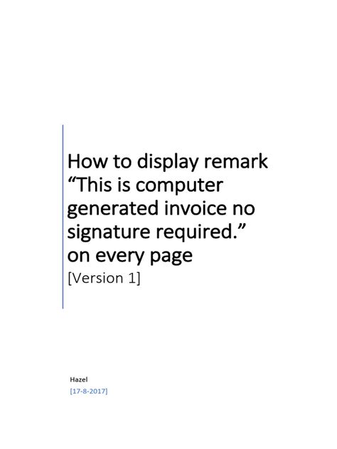 This is Computer Generated No Signature Required