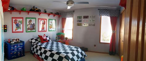 This is a really great way to make your Super Mario themed bedroom both