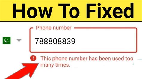 This phone number has been used too many times. Things To Know About This phone number has been used too many times. 