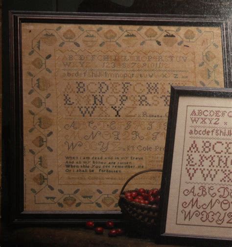 This sampler appeared in the