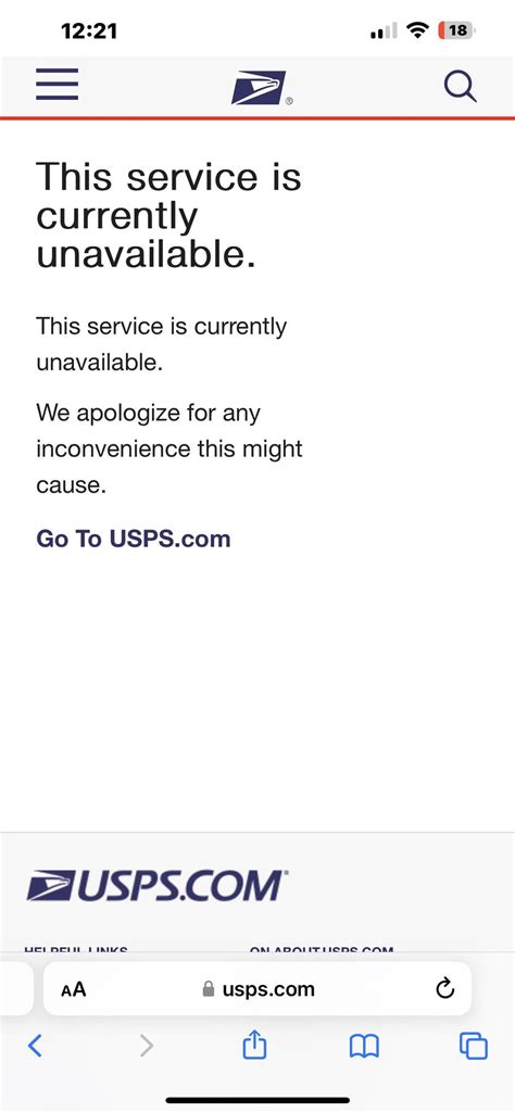 USPS Is USPS having issues? No problems detected If you are having issues, please submit a report below. USPS.com is the website for the United States Postal Service. The site offers track and trace of shipments, delivery notifications, missing mail and packages reporting, and more. Report a Problem Full Outage Map Problems in the last 24 hours. 