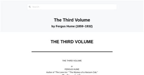 This third volume of the