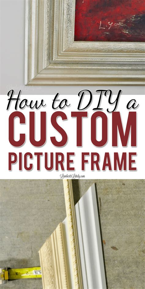 This tutorial for how to build a custom picture frame with baseboard