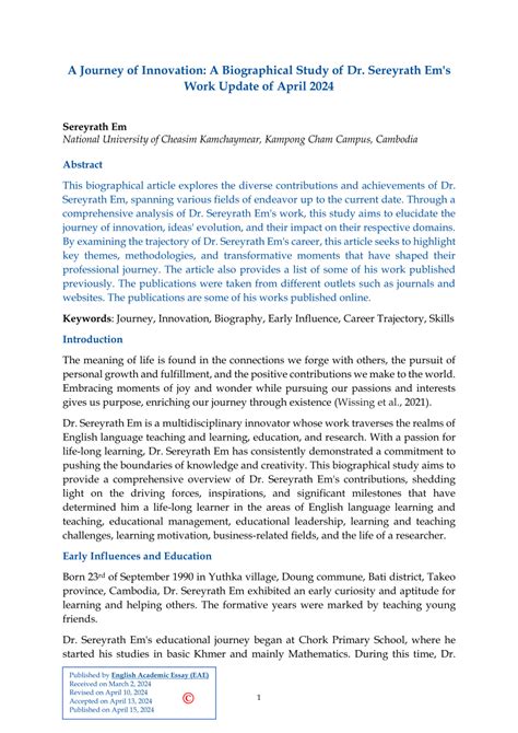 This unofficial biographical study