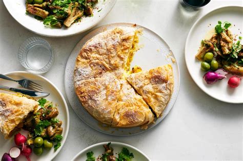 This vegetarian dinner party menu lets the host relax