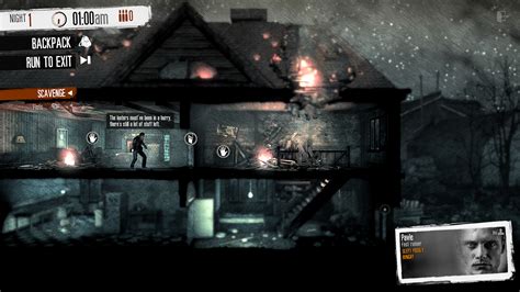 This War of Mine. has been giving you a thrilling. experience of living through the war as a civilian. Numerous updates. and expansions have broadened the experience and filling it. with even more shades and tonalities of grim existence during wartime. Now, honoring the 5th anniversary of the original release, 11 bit studios proudly presents.. 