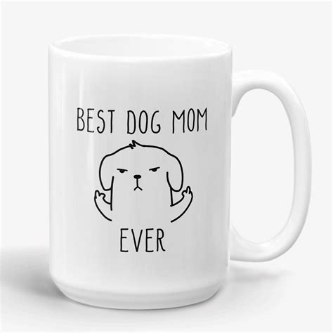 This whimsical and fun mug is the perfect gift for dog lovers and will bring a smile to your face every time you take a sip of your favorite hot beverage