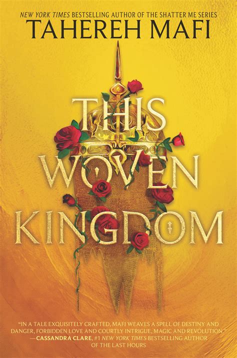 This woven kingdom. These Infinite Threads: Exclusive Edition - This Woven Kingdom (Paperback) Tahereh Mafi (author) ★ ★ ★ ★ ★. 11 Reviews Sign in to write a review. £8.99. Paperback 416 Pages. Published: 03/08/2023. Your local Waterstones may have stock of this item. 