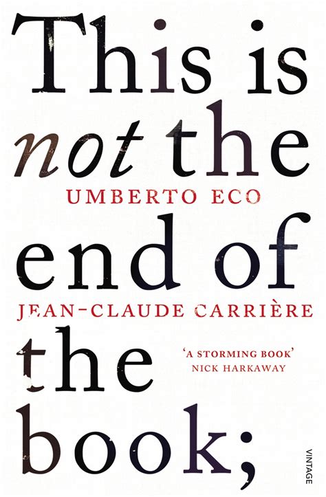 Full Download This Is Not The End Of The Book By Umberto Eco