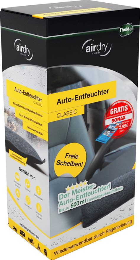 ThoMar Auto-Luftentfeuchter Airdry 1 kg inkl. Sonax …