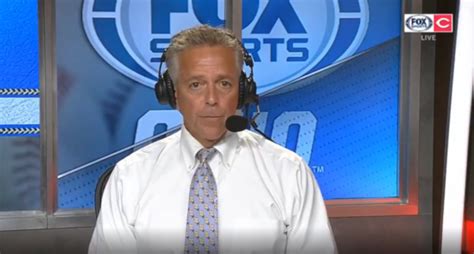 Reds play-by-play announcer Thom Brennaman was calling the fi