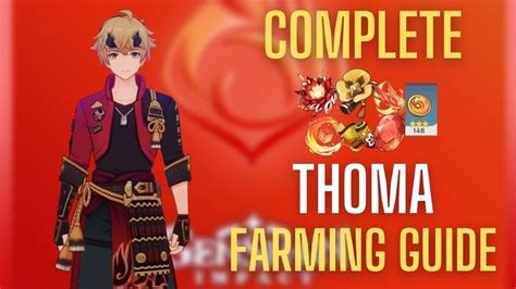 Thoma farming. Among the most recommended weapons, you should try to use the Staff of Homa, a 5-star polearm that can only be obtained through gacha, and it’s mostly known for being the main weapon for Hu Tao. This polearm will increase Thoma’s HP by 20/25/30/35/40%, while also providing an ATK Bonus based on 0.8/1/1.2/1.4/1.6% of the wielder's Max HP. 